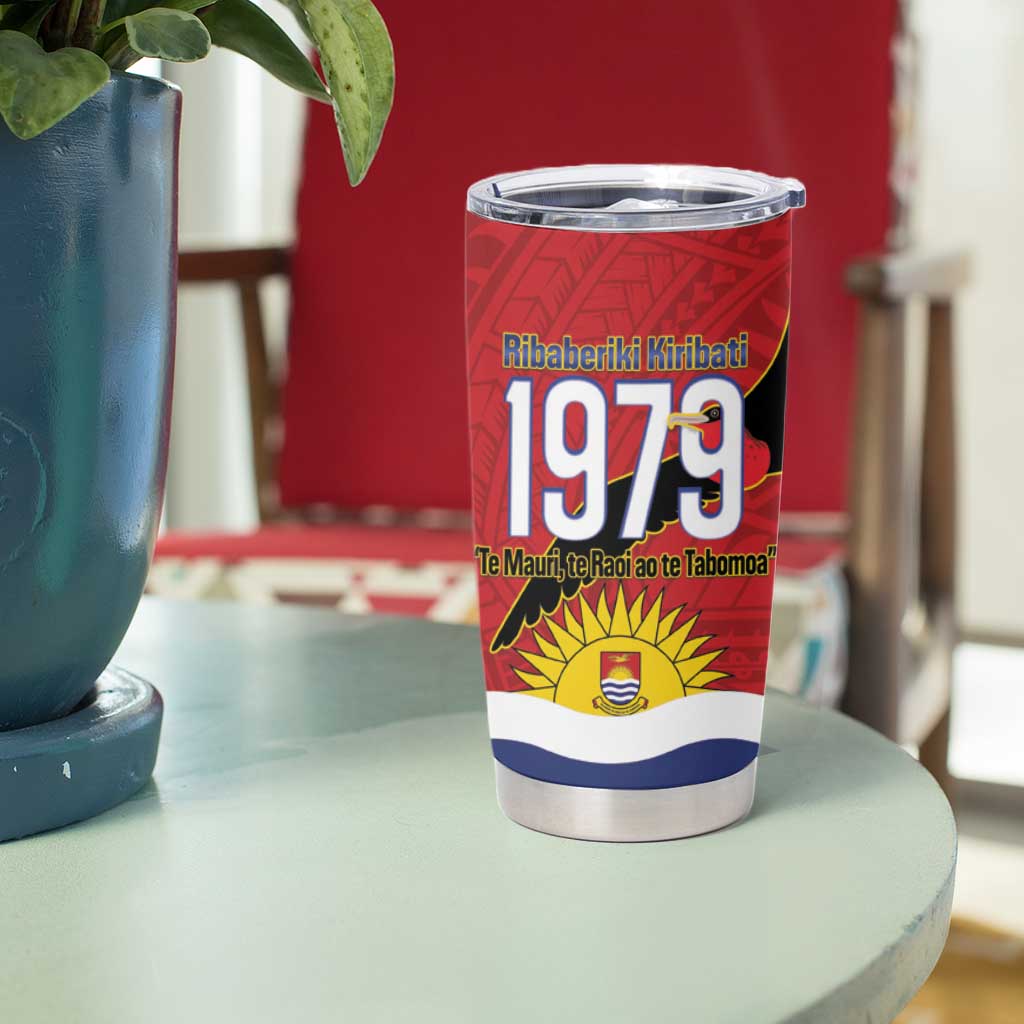 Mauri Kiribati Independence Day Tumbler Cup 1979 Proud National Frigatebird