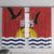 Mauri Kiribati Independence Day Window Curtain 1979 Proud National Frigatebird