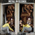Brown Hafa Adai Guam Door Cover Chamorro Latte Stone Hand With Plumeria - Polynesian Pride