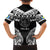 Palau Constitution Day Family Matching Puletasi and Hawaiian Shirt Belau Seal With Polynesian Pattern - Black