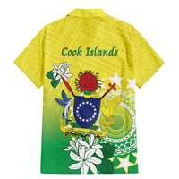 Cook Islands Independence Day Family Matching Mermaid Dress and Hawaiian Shirt Kuki Airani Tiare Maori Polynesian Pattern - Green
