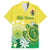 Cook Islands Independence Day Hawaiian Shirt Kuki Airani Tiare Maori Polynesian Pattern - Green