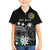 Cook Islands Independence Day Hawaiian Shirt Kuki Airani Tiare Maori Polynesian Pattern - Black