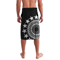 Cook Islands Independence Day Lavalava Kuki Airani Tiare Maori Polynesian Pattern - Black LT14 - Polynesian Pride