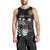 Cook Islands Independence Day Men Tank Top Kuki Airani Tiare Maori Polynesian Pattern - Black