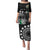 Cook Islands Independence Day Puletasi Kuki Airani Tiare Maori Polynesian Pattern - Black