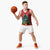 New Zealand Christmas In July Basketball Jersey Kowhai Tui Bird With Pohutukawa - Red - Polynesian Pride