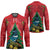 New Zealand Christmas In July Hockey Jersey Kowhai Tui Bird With Pohutukawa - Red - Polynesian Pride