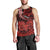 Polynesian Pride Aries Zodiac Men Tank Top Astrological Sign Tribal Plumeria Red Galaxy LT14 - Polynesian Pride