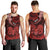 Polynesian Pride Aries Zodiac Men Tank Top Astrological Sign Tribal Plumeria Red Galaxy LT14 - Polynesian Pride