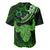 Polynesian Pride Taurus Zodiac Baseball Jersey Astrological Sign Tribal Plumeria Green Galaxy LT14 - Polynesian Pride