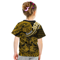 Polynesian Pride Gemini Zodiac Kid T Shirt Astrological Sign Tribal Plumeria Gold Galaxy LT14 - Polynesian Pride
