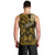 Polynesian Pride Gemini Zodiac Men Tank Top Astrological Sign Tribal Plumeria Gold Galaxy LT14 - Polynesian Pride