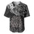 Polynesian Pride Cancer Zodiac Baseball Jersey Astrological Sign Tribal Plumeria Grey Galaxy LT14 Grey - Polynesian Pride