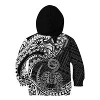 Polynesian Pride Scorpio Zodiac Kid Hoodie Astrological Sign Tribal Plumeria Black LT14 - Polynesian Pride