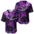 Polynesian Pride Sagittarius Zodiac Baseball Jersey Astrological Sign Tribal Plumeria Purple Galaxy LT14 - Polynesian Pride