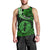 Polynesian Pride Pisces Zodiac Men Tank Top Astrological Sign Tribal Plumeria Green Galaxy LT14 - Polynesian Pride