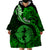 Polynesian Pride Pisces Zodiac Wearable Blanket Hoodie Astrological Sign Tribal Plumeria Green Galaxy LT14 - Polynesian Pride