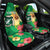 Custom Vanuatu Cricket Car Seat Cover 2024 Tropical Flowers Version