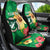 Custom Vanuatu Cricket Car Seat Cover 2024 Tropical Flowers Version