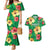 Custom Vanuatu Cricket Couples Matching Mermaid Dress and Hawaiian Shirt 2024 Tropical Flowers Version
