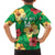 Custom Vanuatu Cricket Family Matching Long Sleeve Bodycon Dress and Hawaiian Shirt 2024 Tropical Flowers Version