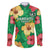 Custom Vanuatu Cricket Family Matching Long Sleeve Bodycon Dress and Hawaiian Shirt 2024 Tropical Flowers Version