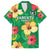 Custom Vanuatu Cricket Family Matching Off The Shoulder Long Sleeve Dress and Hawaiian Shirt 2024 Tropical Flowers Version