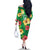 Custom Vanuatu Cricket Family Matching Off The Shoulder Long Sleeve Dress and Hawaiian Shirt 2024 Tropical Flowers Version