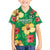 Custom Vanuatu Cricket Family Matching Off The Shoulder Long Sleeve Dress and Hawaiian Shirt 2024 Tropical Flowers Version