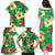 Custom Vanuatu Cricket Family Matching Puletasi and Hawaiian Shirt 2024 Tropical Flowers Version