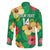 Custom Vanuatu Cricket Family Matching Tank Maxi Dress and Hawaiian Shirt 2024 Tropical Flowers Version