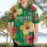 Custom Vanuatu Cricket Hawaiian Shirt 2024 Tropical Flowers Version LT14 - Polynesian Pride