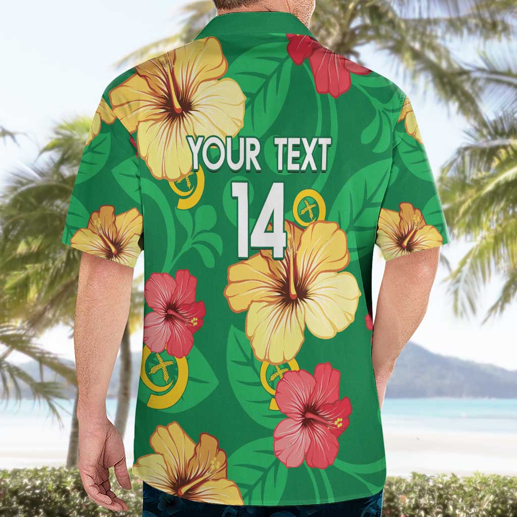 Custom Vanuatu Cricket Hawaiian Shirt 2024 Tropical Flowers Version LT14 - Polynesian Pride