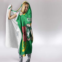 Custom Vanuatu Cricket Hooded Blanket 2024 Tropical Flowers Version LT14 - Polynesian Pride