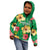 Custom Vanuatu Cricket Kid Hoodie 2024 Tropical Flowers Version