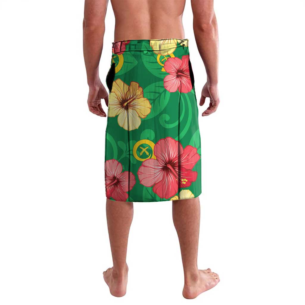 Custom Vanuatu Cricket Lavalava 2024 Tropical Flowers Version LT14 - Polynesian Pride