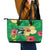 Custom Vanuatu Cricket Leather Tote Bag 2024 Tropical Flowers Version