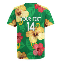 Custom Vanuatu Cricket Rugby Jersey 2024 Tropical Flowers Version LT14 - Polynesian Pride
