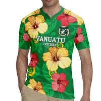 Custom Vanuatu Cricket Rugby Jersey 2024 Tropical Flowers Version LT14 - Polynesian Pride