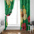 Custom Vanuatu Cricket Window Curtain 2024 Tropical Flowers Version
