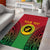 Custom Vanuatu Cricket Area Rug 2024 Polynesian Pattern Sporty Style