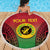 Custom Vanuatu Cricket Beach Blanket 2024 Polynesian Pattern Sporty Style