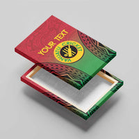 Custom Vanuatu Cricket Canvas Wall Art 2024 Polynesian Pattern Sporty Style LT14 - Polynesian Pride