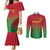 Custom Vanuatu Cricket Couples Matching Mermaid Dress and Long Sleeve Button Shirt 2024 Polynesian Pattern Sporty Style