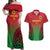 Custom Vanuatu Cricket Couples Matching Off Shoulder Maxi Dress and Hawaiian Shirt 2024 Polynesian Pattern Sporty Style