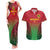 Custom Vanuatu Cricket Couples Matching Tank Maxi Dress and Hawaiian Shirt 2024 Polynesian Pattern Sporty Style