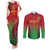 Custom Vanuatu Cricket Couples Matching Tank Maxi Dress and Long Sleeve Button Shirt 2024 Polynesian Pattern Sporty Style