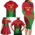 Custom Vanuatu Cricket Family Matching Long Sleeve Bodycon Dress and Hawaiian Shirt 2024 Polynesian Pattern Sporty Style