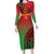 Custom Vanuatu Cricket Family Matching Long Sleeve Bodycon Dress and Hawaiian Shirt 2024 Polynesian Pattern Sporty Style